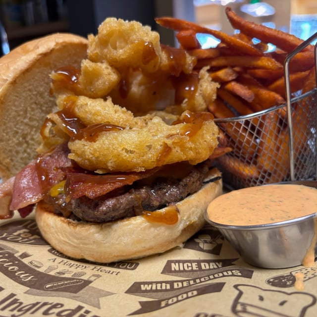 Cowboy burger.